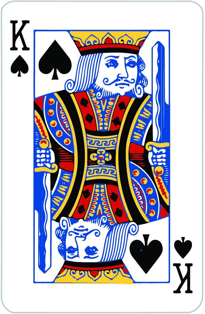 King of Spades Playing Card