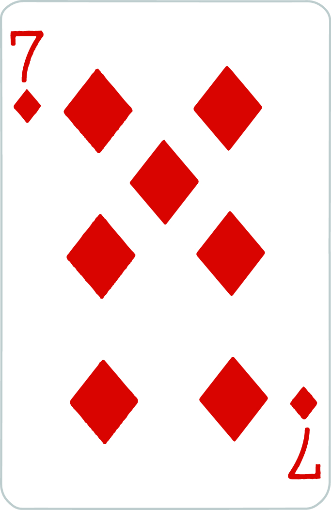7 of Diamonds Playing Card